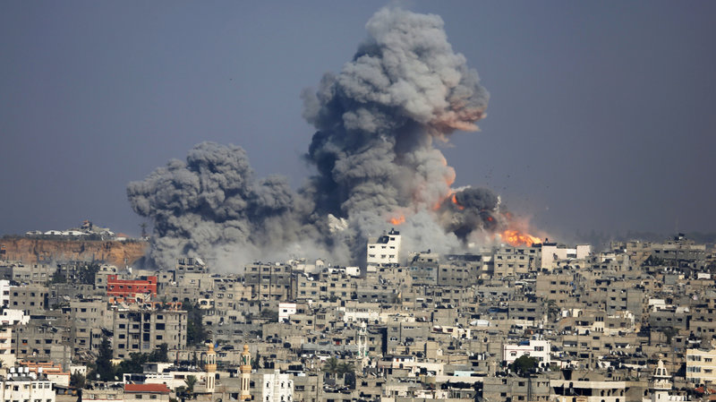 Israel bombing of the Gaza Strip.