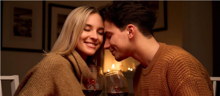 Young couple on a date 