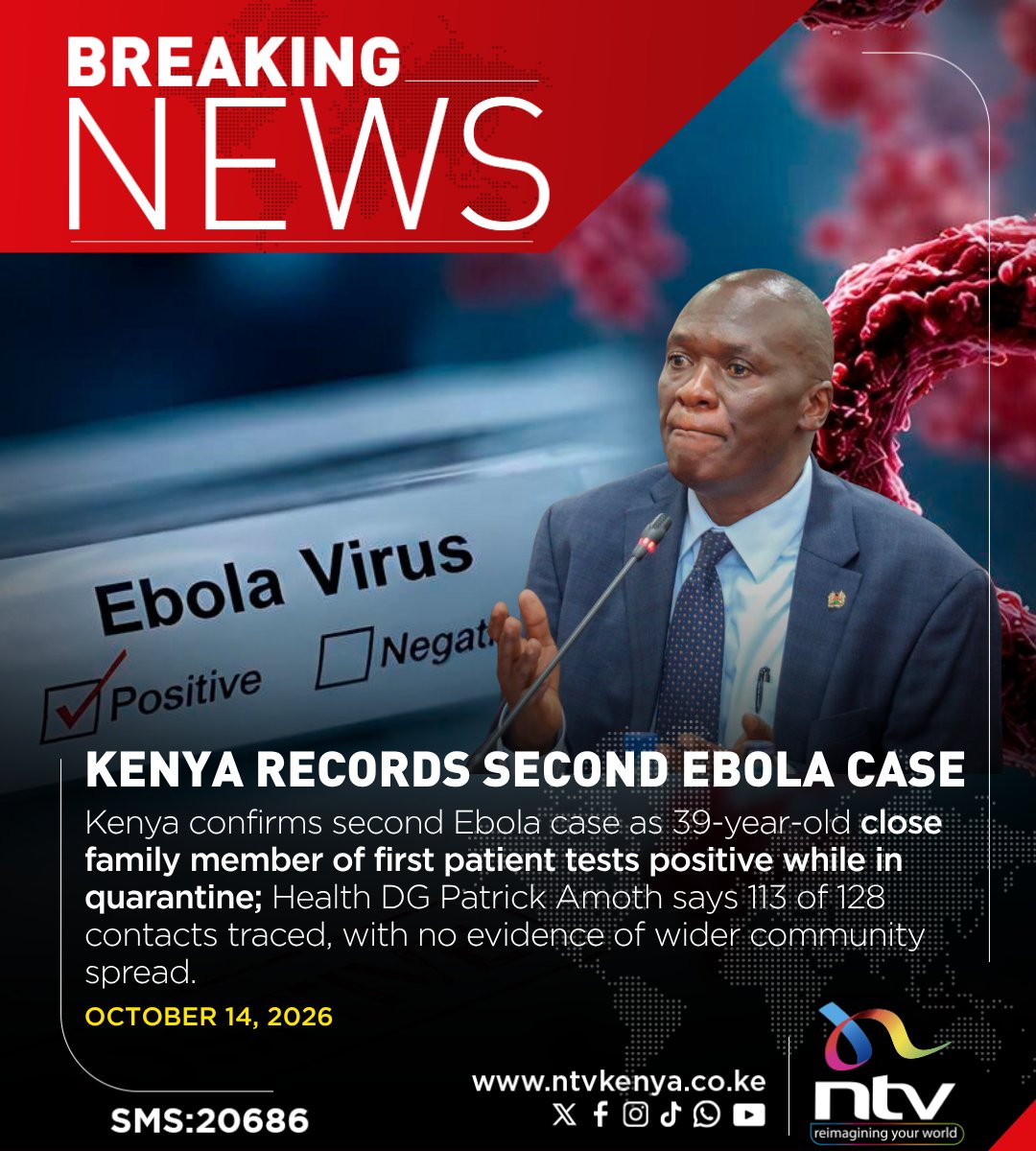 Kenya yathibitisha mgonjwa wa pili wa Ebola