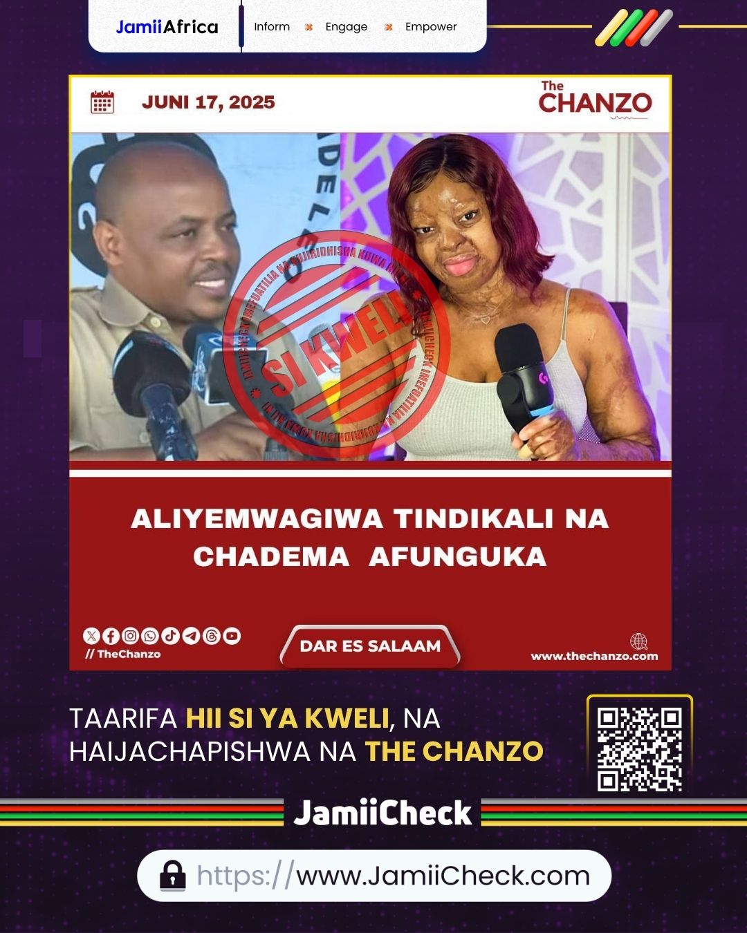 Aliyemwagiwa tindikali na CHADEMA afunguka 'Nilikuwa naitumikia chadema kwa uaminifu, sikuamini wangeniua kwa machungu ya ndani'