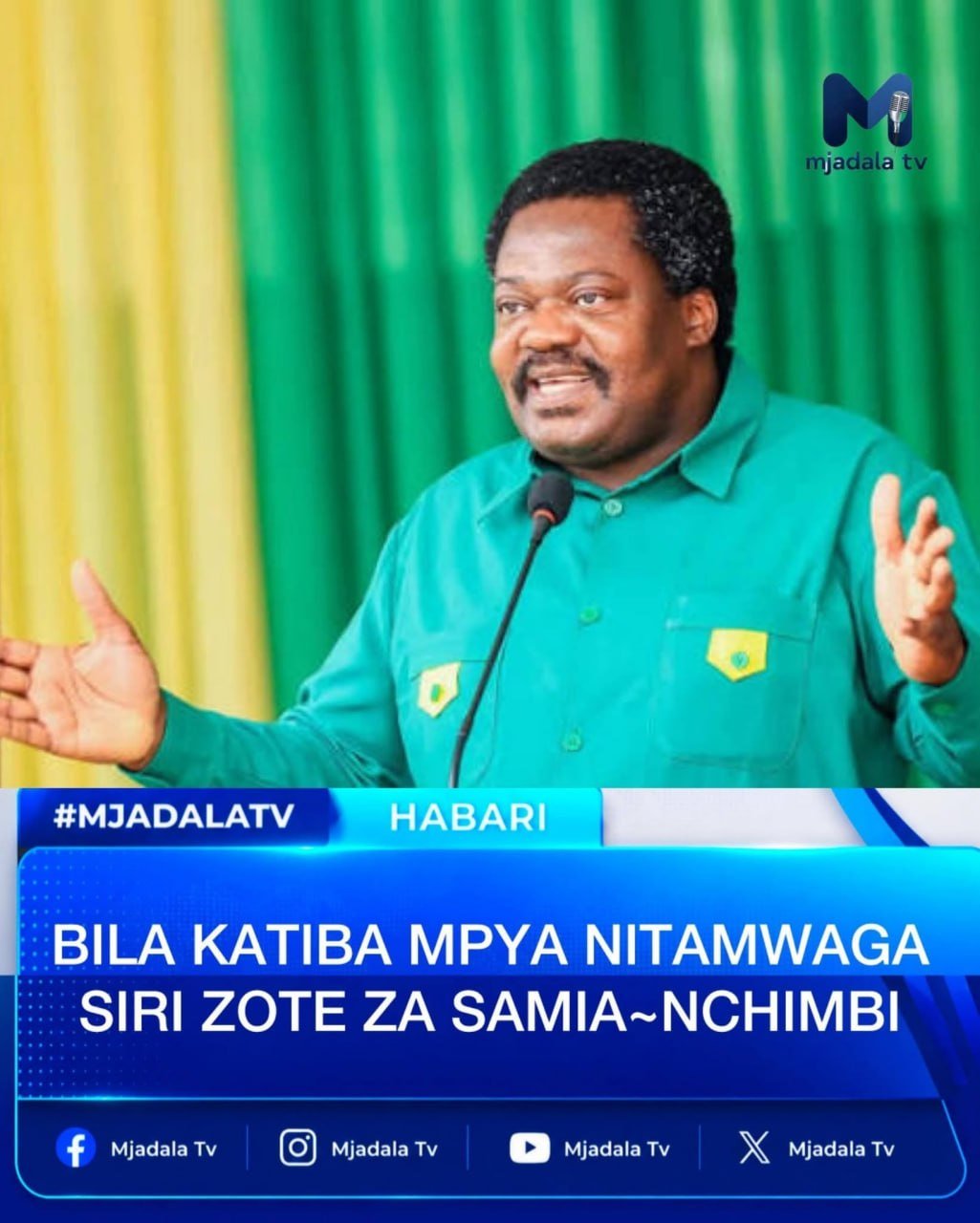 Nchimbi asema bila katiba mpya atamwaga siri zote za Rais Samia