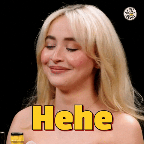 Sabrina Carpenter Lol GIF by First We Feast.gif