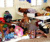 Upungufu wa vitanda vya kulala hospitali ya Mwananyamala 7 Oktoba 2008.JPG