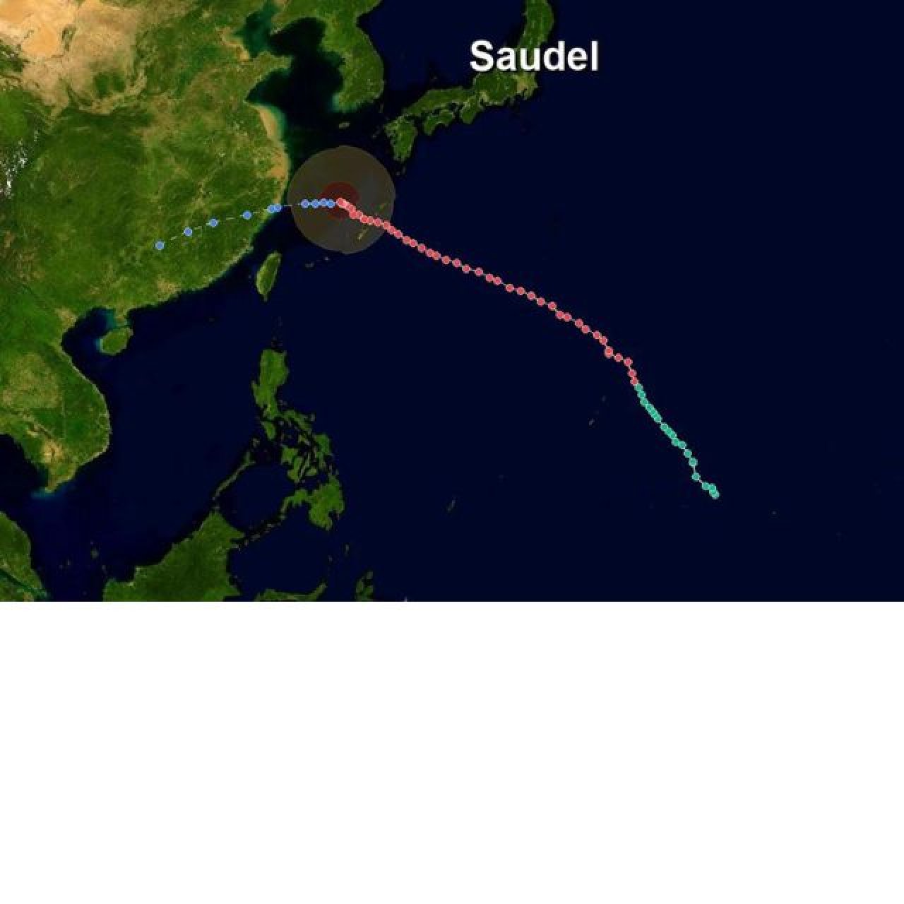 Kimbunga Saudel na mvua kubwa zasababisha mafuriko makubwa China