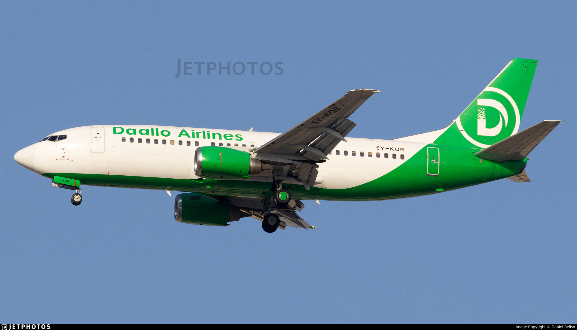 5Y-KQB - Boeing 737-3U8 - Daallo Airlines