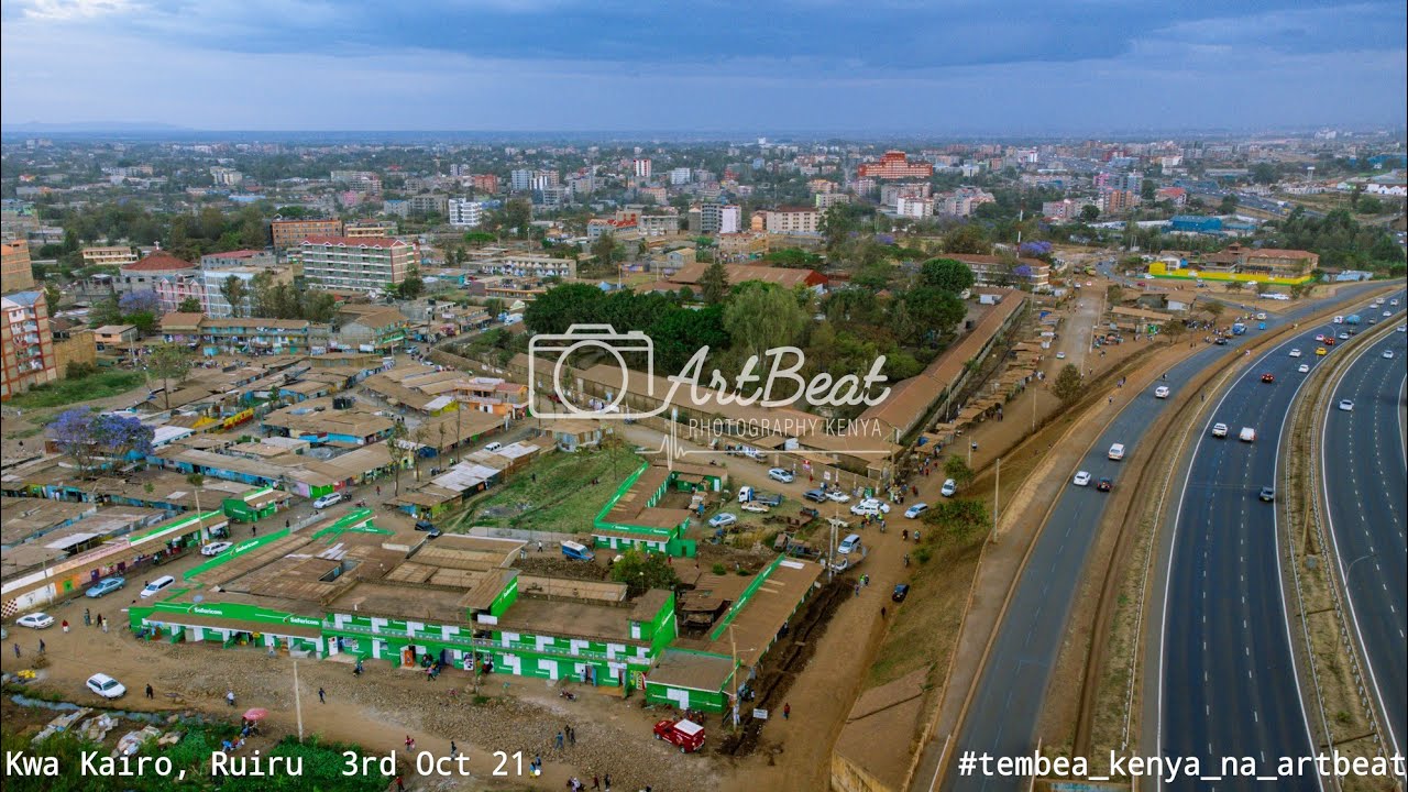 Kwa Kairo, Ruiru, from the skies... - YouTube