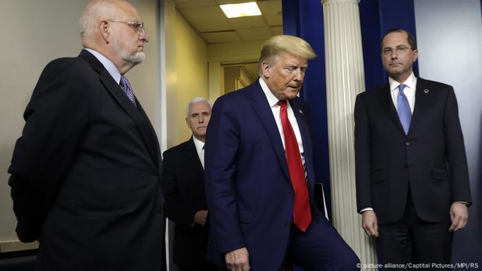 USA | Washington | Trump äußert sich über das Coronavirus (picture-alliance/Captital Pictures/MPI/RS)