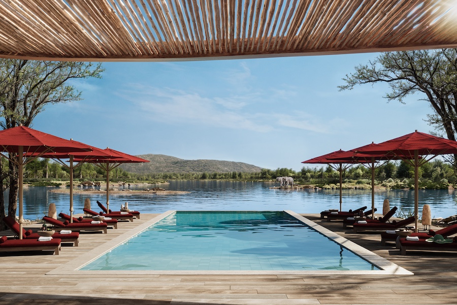 Ubuyu, a Banyan Tree Escape Tanzania Ruaha National Park pool