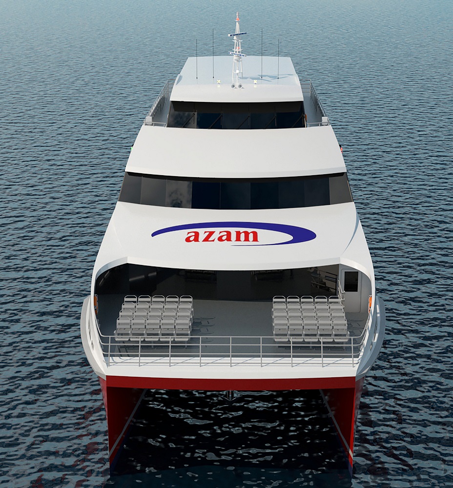 a white and black boat