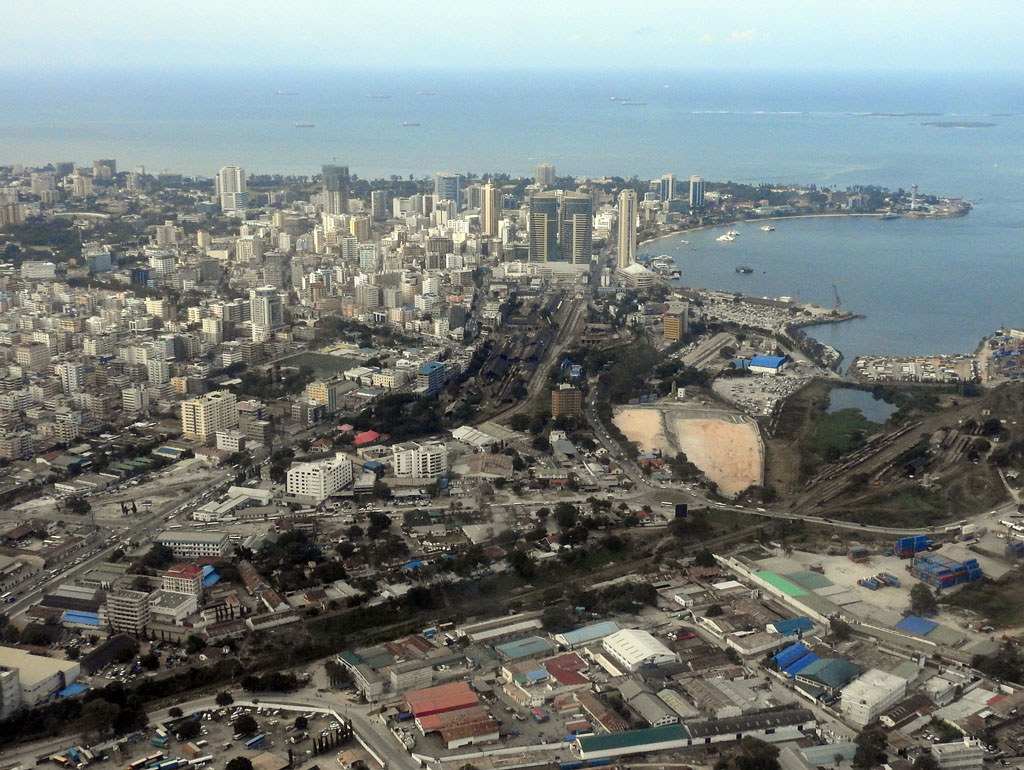 Dar es Salaam | Central Dar-es-Salaam aerial - Tanzania's ca… | Flickr