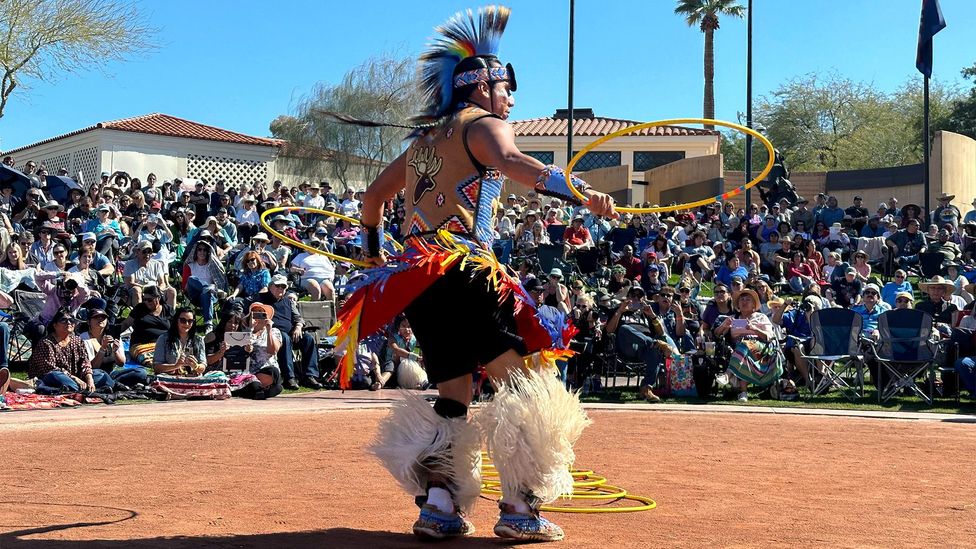 The US's spectacular 'Olympics of hoop dancing'