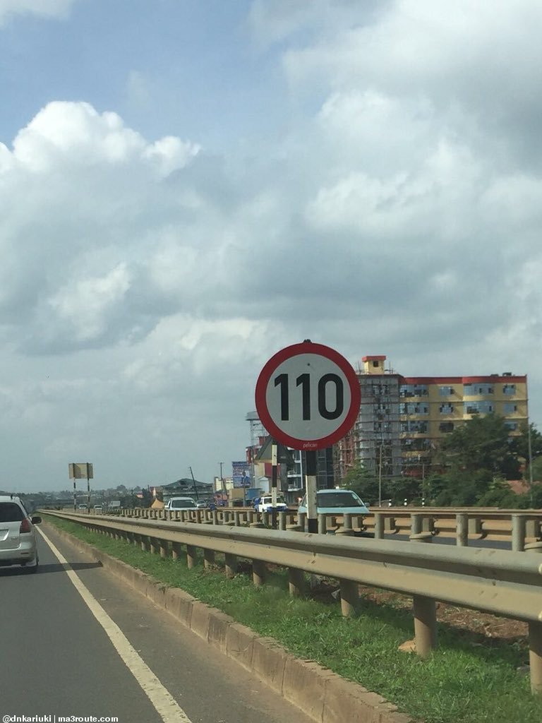 Ma3Route on Twitter: 12:12 New speed limits on Thika road. Much better https://t.co/wZgQ2KEj9X via @dnkariuki / Twitter