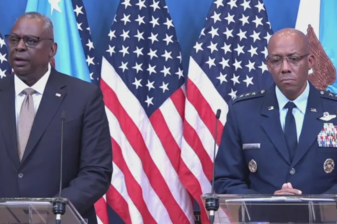 US Officials Attending Ukraine Defense Contact Group Meeting at Ramstein Air Force Base - Germany