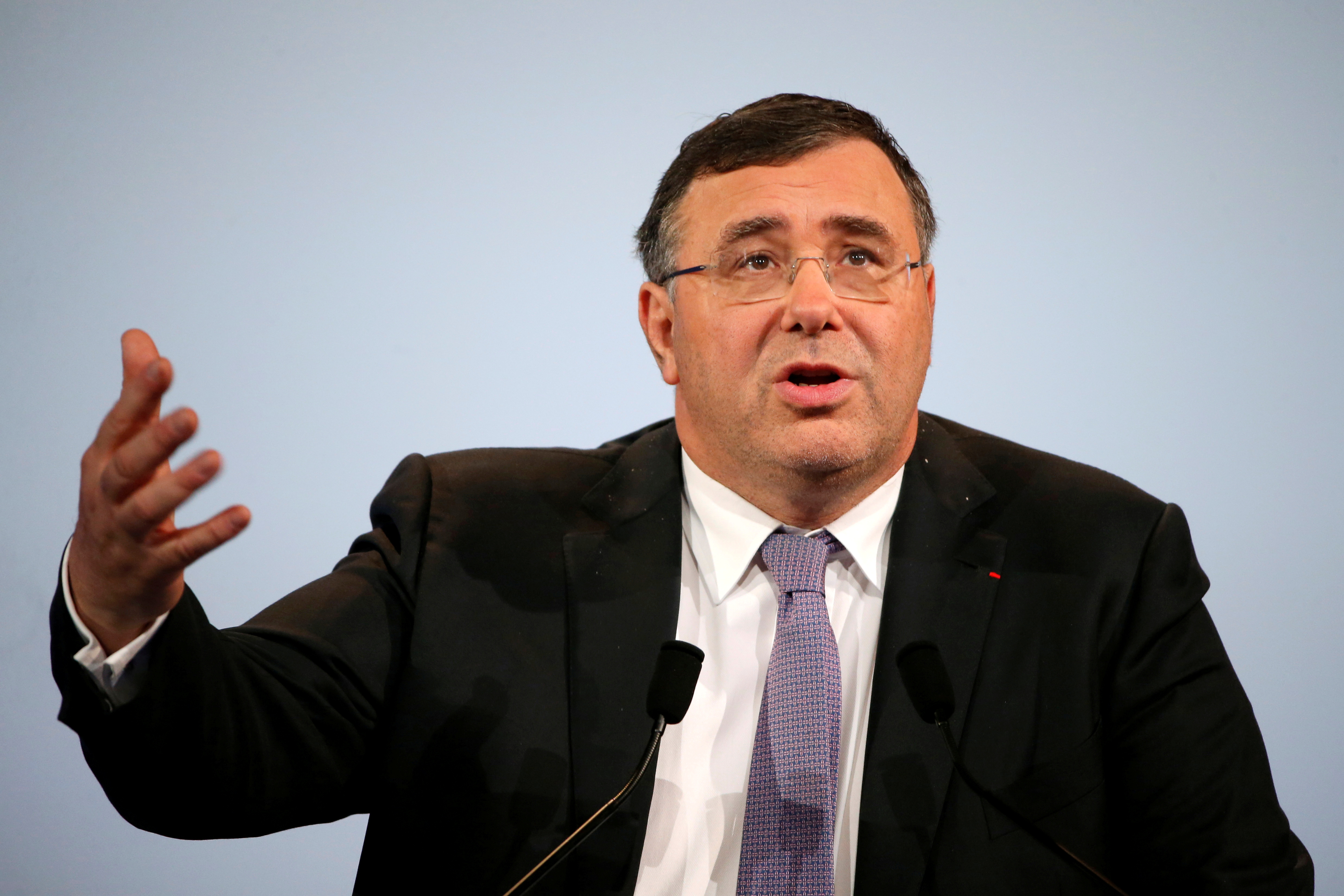 French oil and gas company Total Chief Executive Officer Patrick Pouyanne attends a shareholders meeting in Paris, France, May 24, 2016. REUTERS/Charles Platiau/File Photo