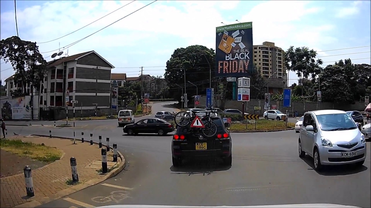 Nairobi, Kileleshwa Ring Road, January 2018 - YouTube