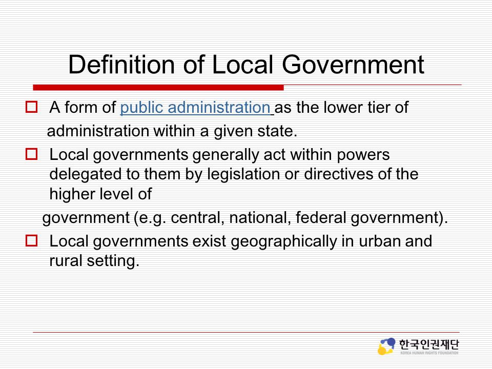 Local Government and Human Rights - ppt video online download