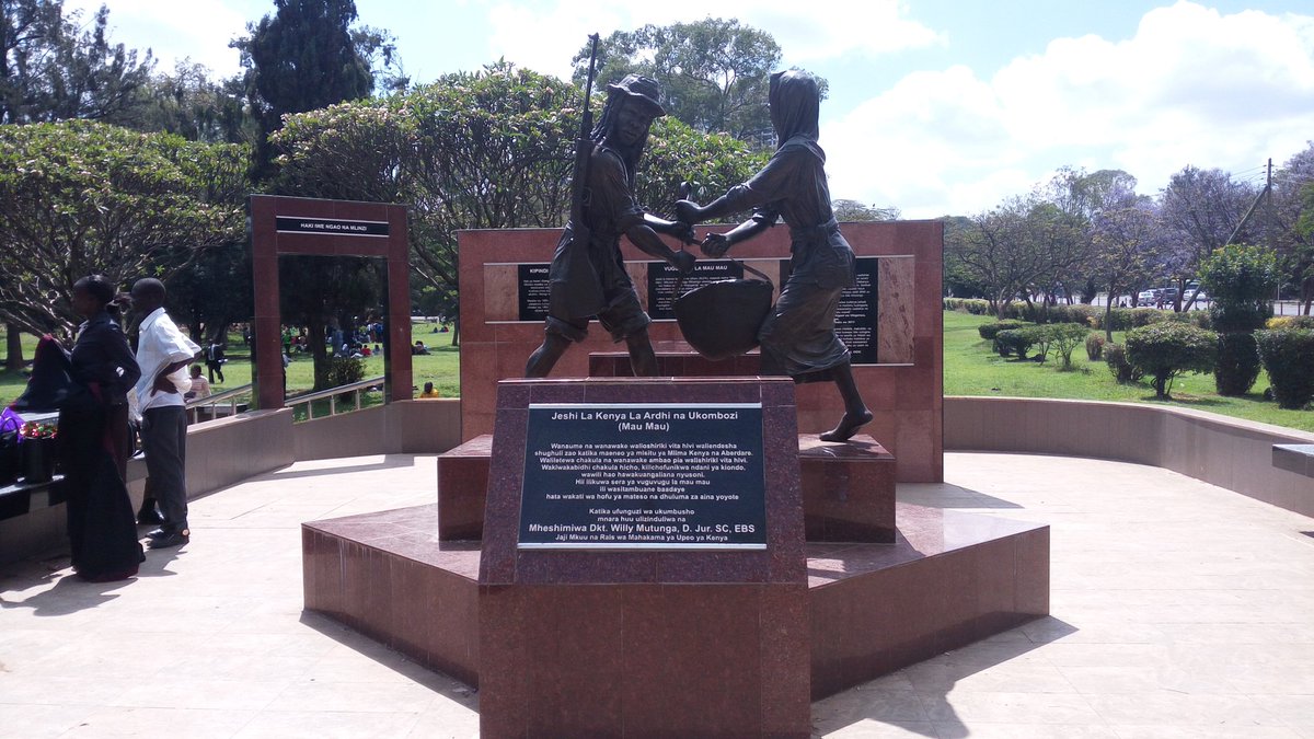 Kamehameha on Twitter: "#MauMau Kenya Land and Freedom Army #KLFA Memorial  Monument at #FreedomCorner, funded by Britain rather than #GoK  https://t.co/K8BAtSloKN" / Twitter