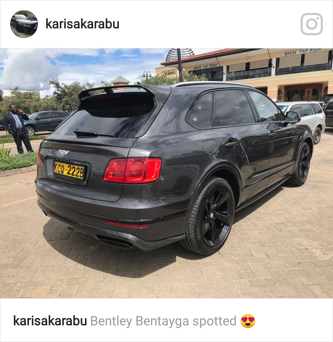 Kalamzinga on Twitter: @peterMwita3 Bentayga. Should be the 6.0 W12. /  Twitter