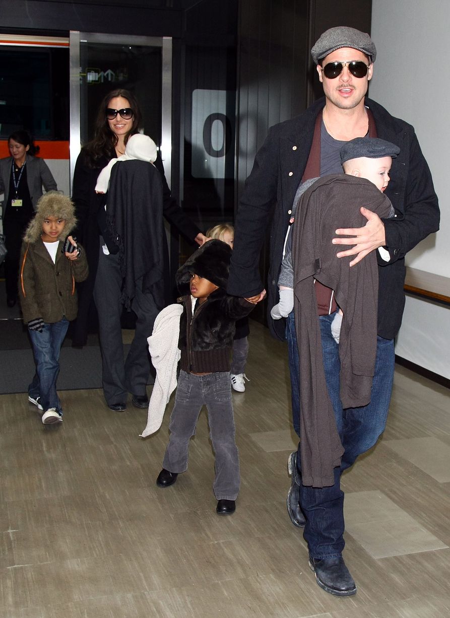 Brad+Pitt+and+Angelina+Jolie+-+January+27,+2009