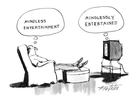 mischa-richter-a-man-sits-in-an-armchair-watching-tv-thinking-mindless-entertainment-new-yorker-cartoon.jpg