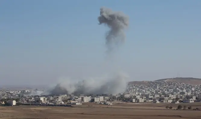 Airstrike in Syria (archive)