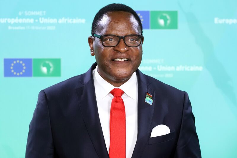 Malawian President Lazarus Chakwera 