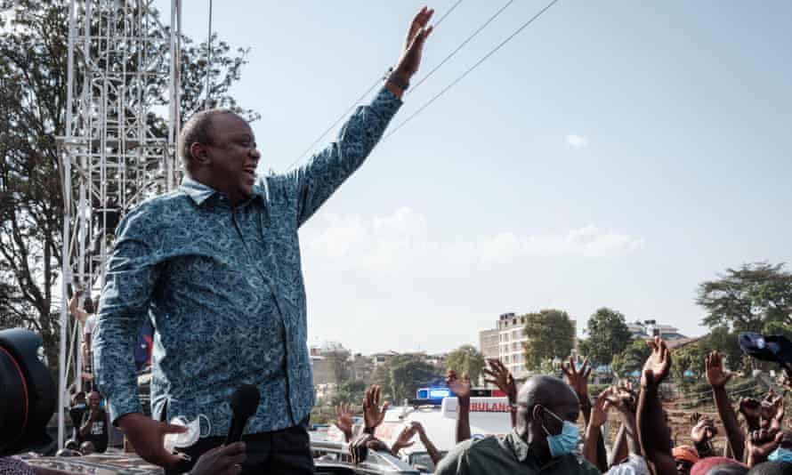 Kenya’s president, Uhuru Kenyatta