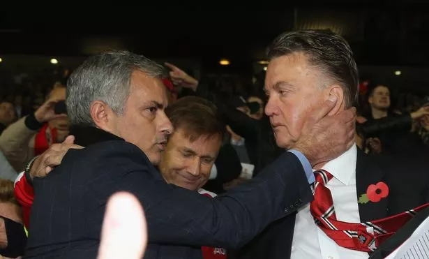 Mourinho and Van Gaal both won trophies with United