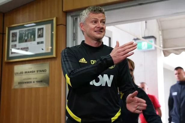 Solskjaer spoke at length away from the cameras