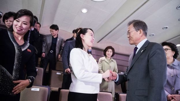 Kim Yo-jong alijipatia jukumu muhimu katika kujenga uhusiano na Seoul akiwa pamoja na rais Moon jae-in