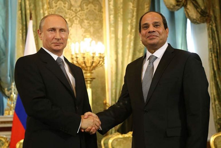 The leaders of Russia and Egypt have been accused of cracking down on the opposition