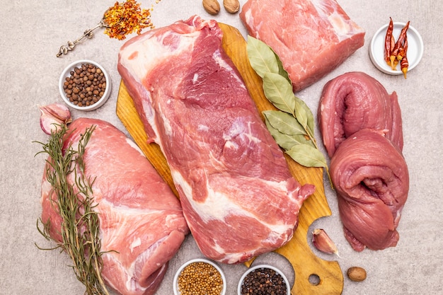 assorted-various-pork-cuts-raw-meat-with-spices-tenderloin-shoulder-blade-neck-hind-leg-steak_164638-5299.jpg
