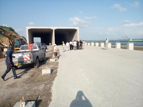 Part of the Dongo Kundu project that links the Mombasa port with the the bypass.