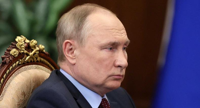 Russian President Vladimir Putin fired five major generals this week.