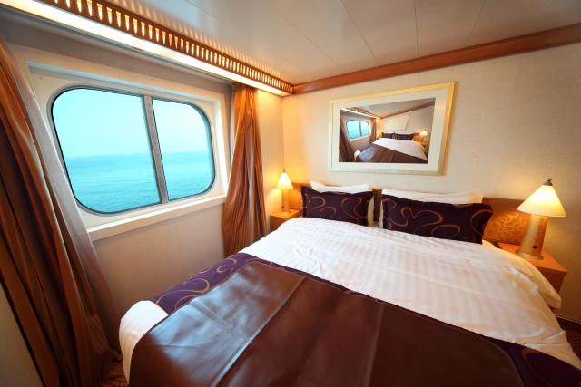 Interior of a cruise cabin