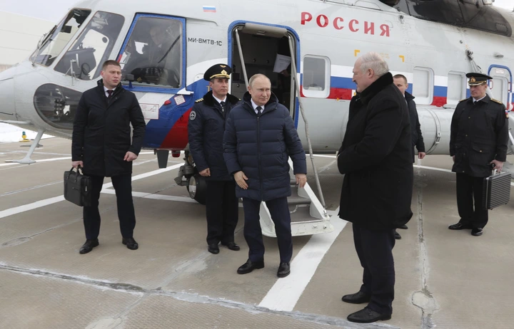 Putin is always just a few feet away from the briefcase when he leaves Russia
