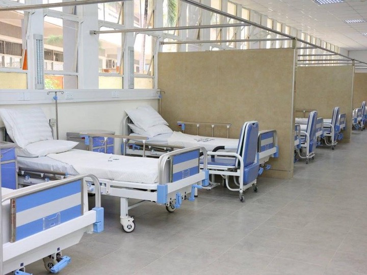 Some of the new beds at the women's ward at the Coast Provincial General Hospital