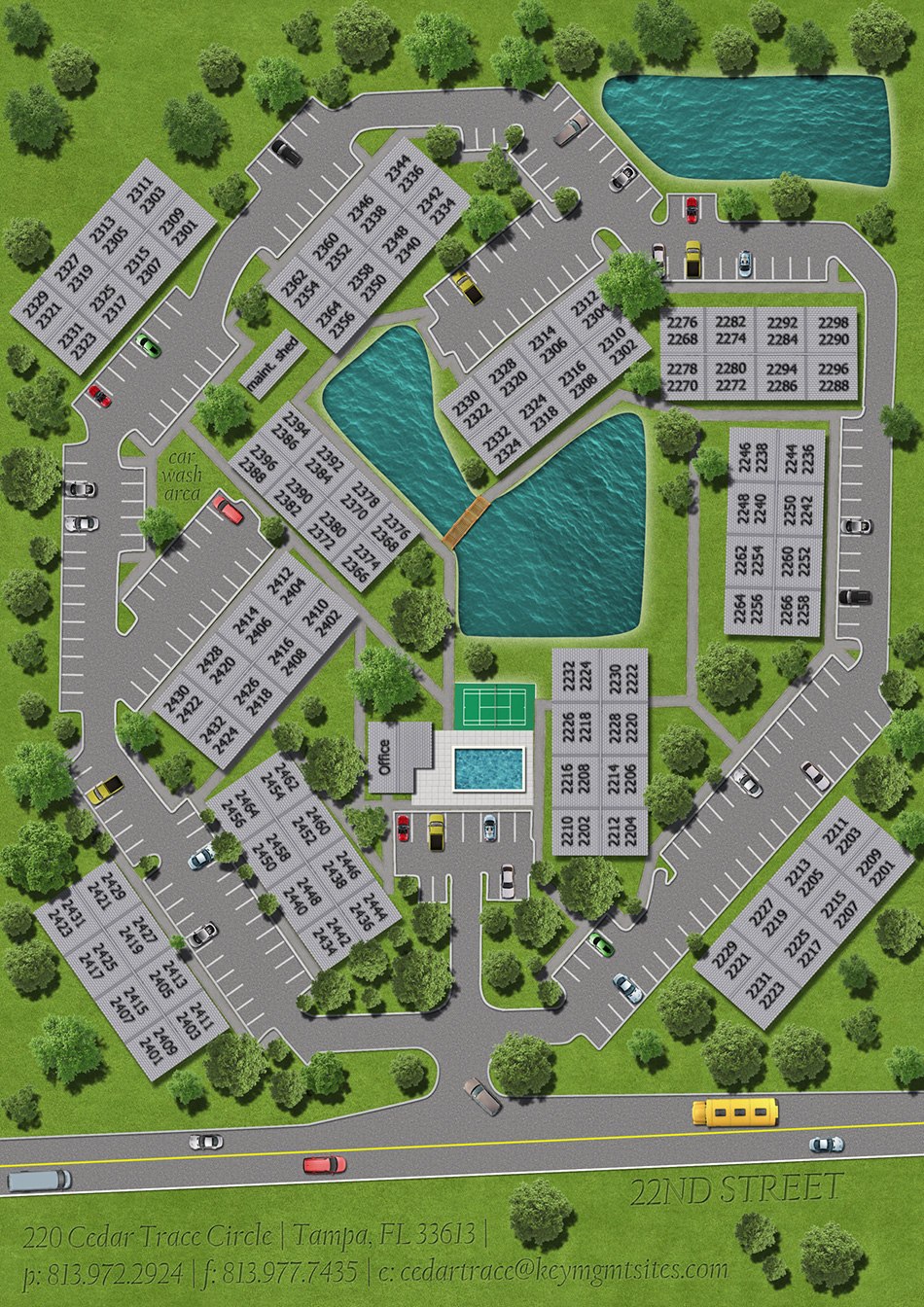 3D Site Plans drawing 3d exemple by Tsymbals