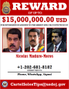 Nicolás Maduro Moros Wanted Poster