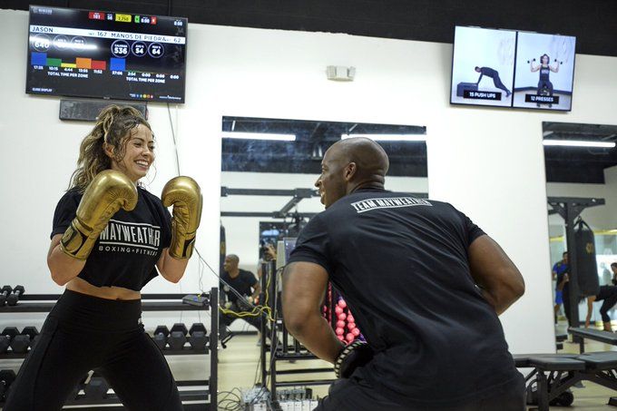 Inside a Mayweather Boxing + Fitness gym in the United States