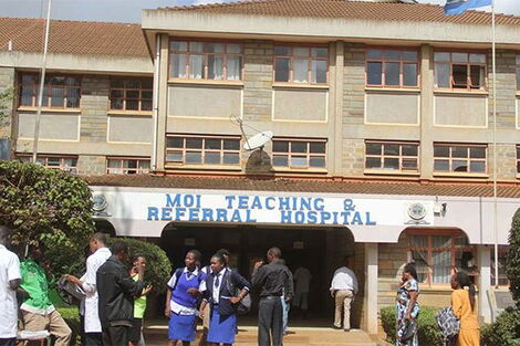 Moi Teaching and Referral Hospital in Eldoret, Uasin Gishu County.