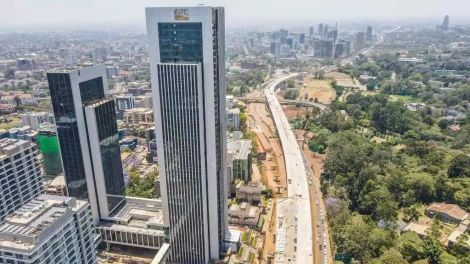 The Global Trade Center (GTC) building along Waiyaki way taken on November 9, 2021.