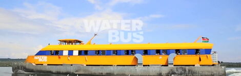 A waterbus operating on Lake Victoria