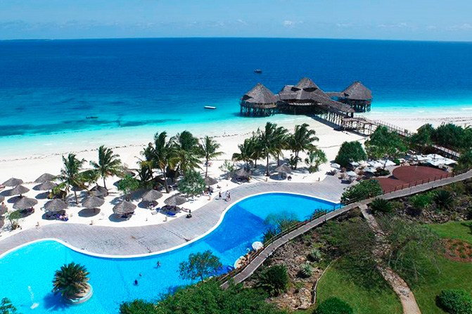 RIU hotel in Zanzibar - Aerial view