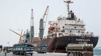 Berbera port in Somaliland