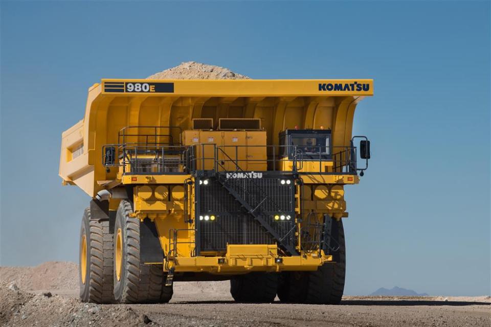  The Komatsu monster is the big brother of the range